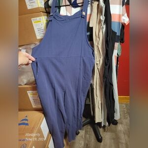 Linen summer overalls